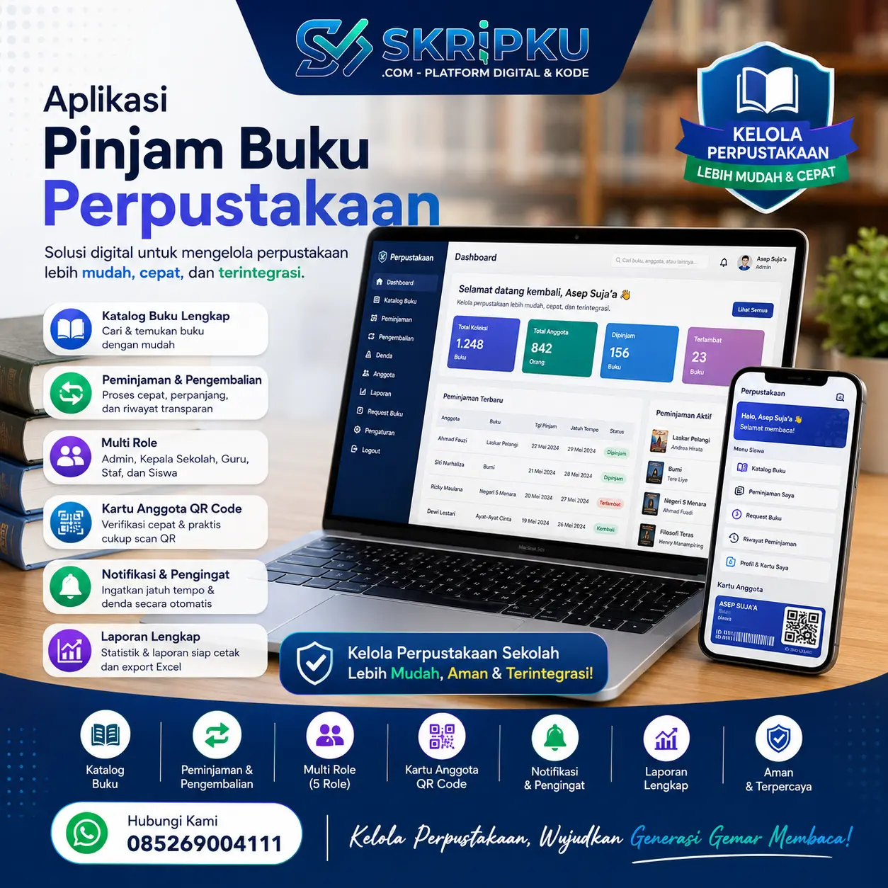 Script Web Aplikasi Perpustakaan